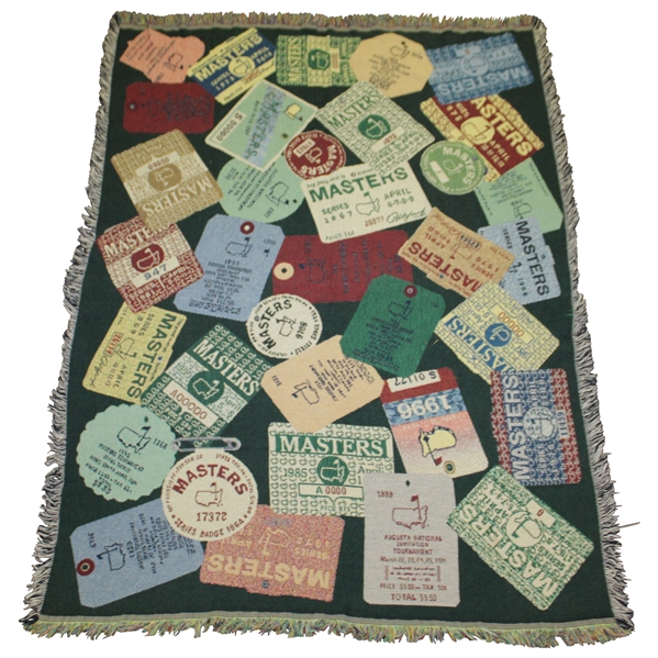 Classic Masters Tournament Series/Ticket Badge Throw Blanket