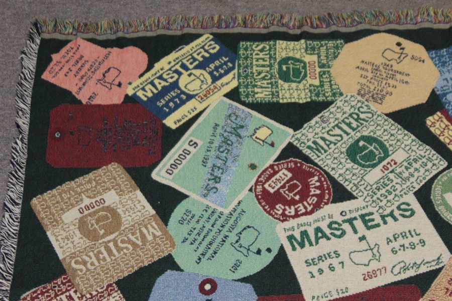 Classic Masters Tournament Series/Ticket Badge Throw Blanket