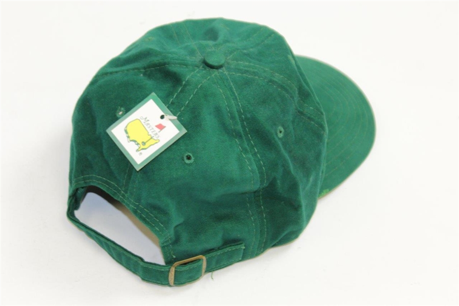 Circa 2001-2002 Masters Champions Square Logo Patch Green Hat with Tag