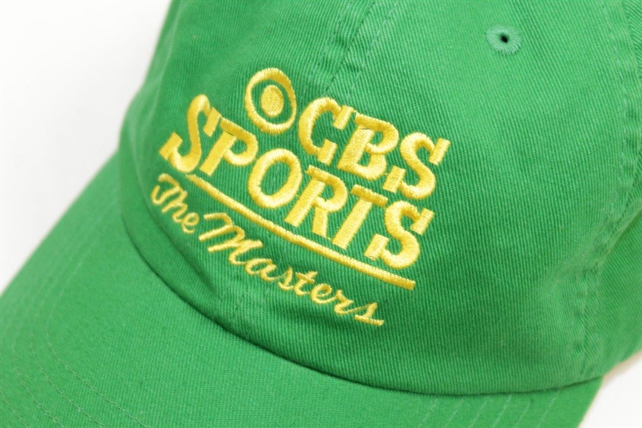 2010 The Masters CBS Sports Green Logo Hat