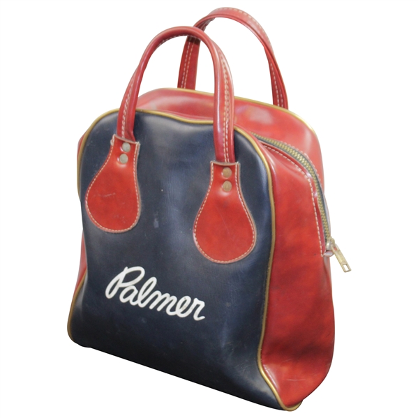 Classic Arnold Palmer Blue/Red Shag Bag - Used