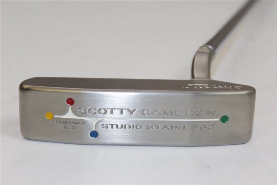 Scotty Cameron Newport 2.5 Studio 808 Stainless by Titleist Putter with Headcover