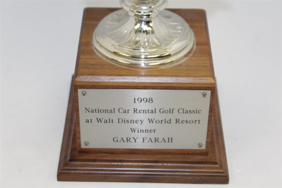 1998 National Car Rental Golf Classic at Walt Disney World Resort Trophy - Gary Farah Winner