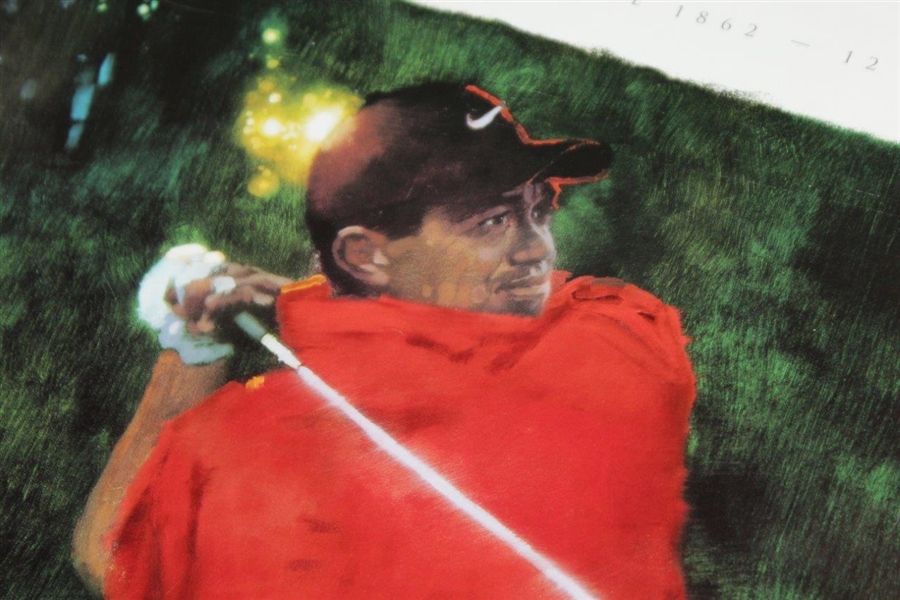 Tiger Woods NIKE 1997 Masters Champions 'Masterpiece' Poster Featuring Bernie Fuchs Image