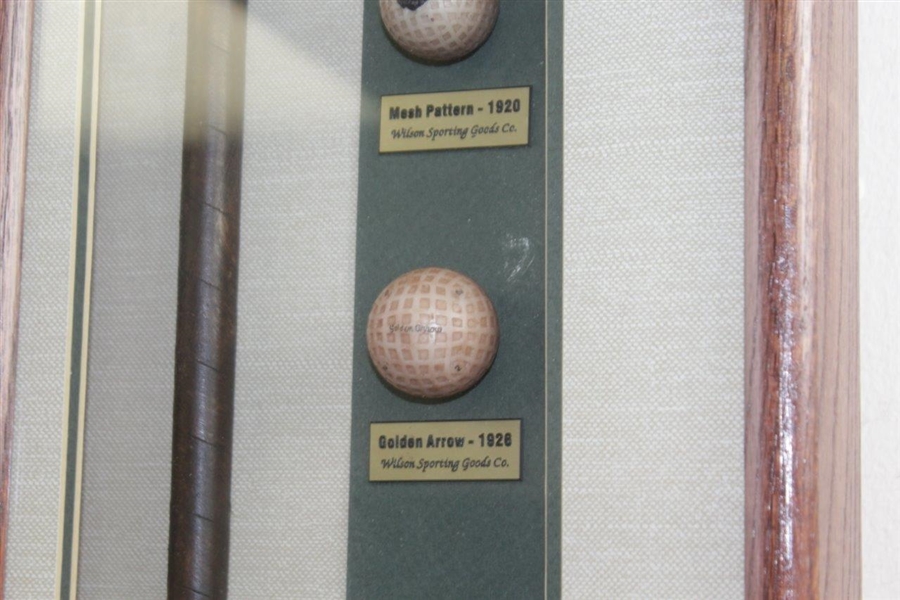 Spalding Kro-flite Robert T. Jones, Jr. Calamity Jane Putter in Display Box with Facsimile Golf Balls