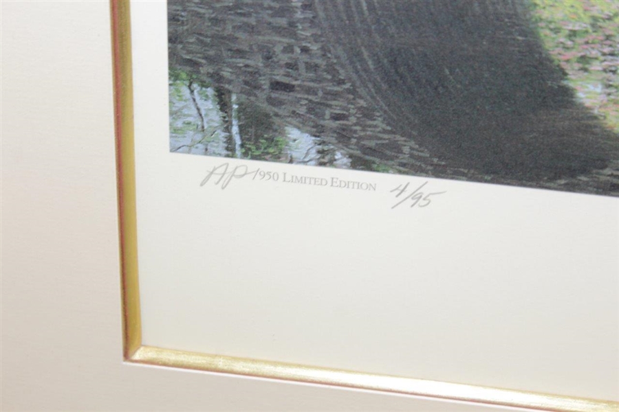 1996 Linda Hartough Signed Ltd Ed 12th Hole at Augusta AP 4/95 - Framed