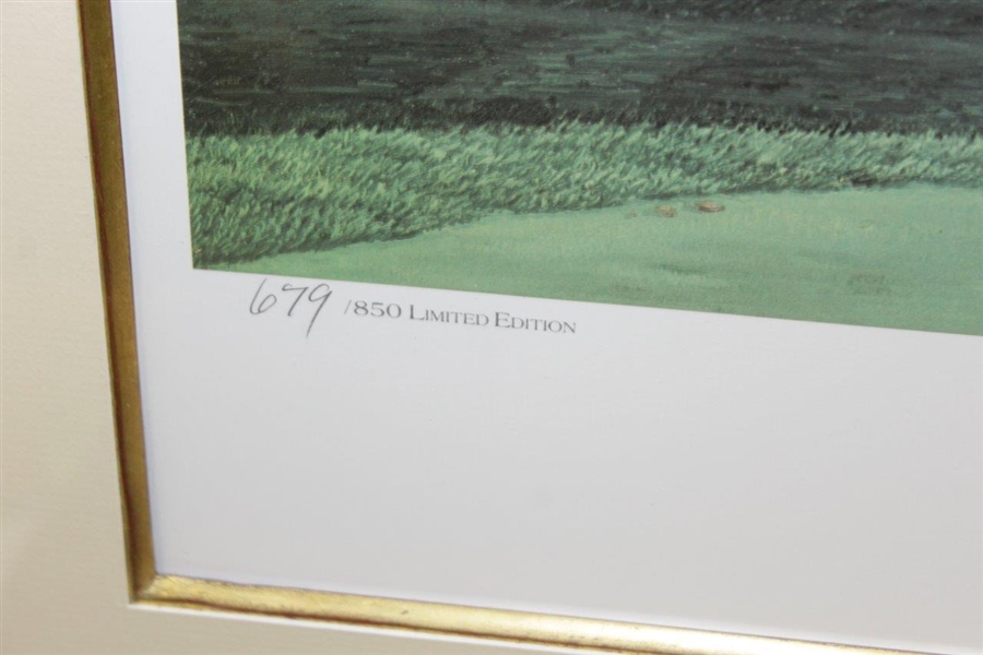 1994 Linda Hartough Signed Ltd Ed 18th Hole at Oakmont CC #679/850 - Framed