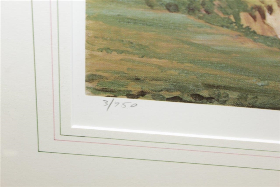 1983 Arthur Weaver Signed '1959' Ltd Ed 13th Hole at Augusta 3/750 Print - Framed