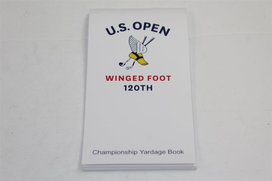 Official 2020 US Open Players Championship Yardage Book - Winged Foot