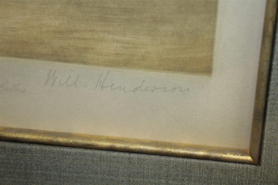 Will Henderson Signed 1914 Engraving of Original John Taylor Portrait by Sir John Watson Gordon