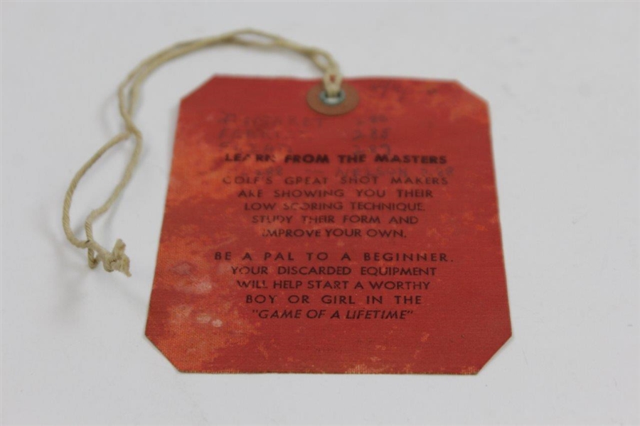 1950 Masters Tournament SERIES Badge #6968
