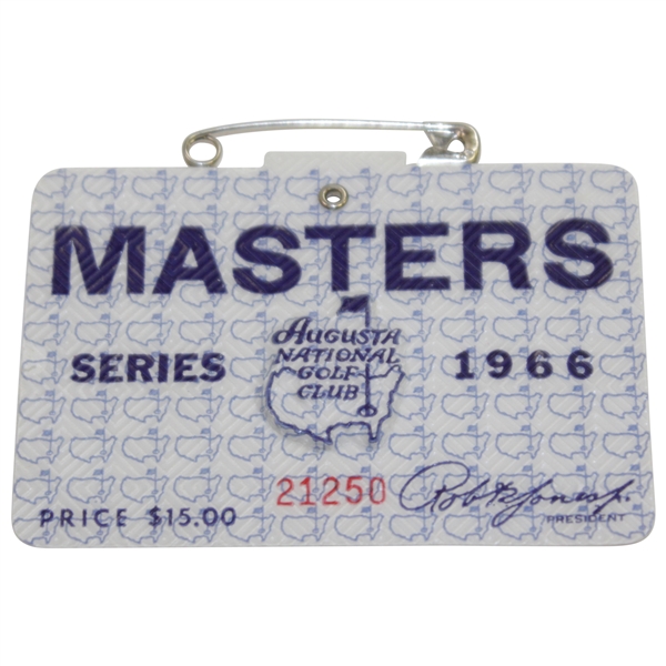 1966 Masters Tournament SERIES Badge #21250