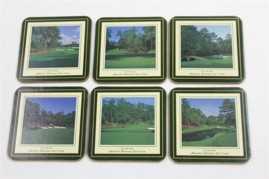 Full Set of Six (6) Augusta National Golf Club Coasters in Original Box