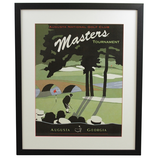 Augusta National Golf Club Masters Tournament 2014 Poster - Framed