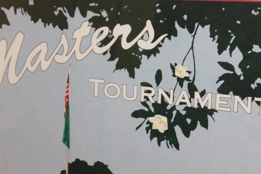 Augusta National Golf Club Masters Tournament 2015 Clubhouse Entrance Poster - Framed