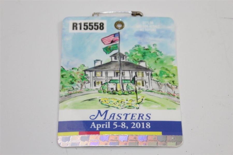 2018 Masters Embroidered Flag with SERIES 2018 Masters Badge #R15558