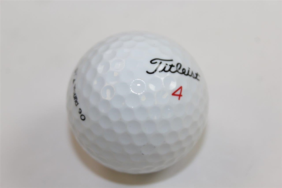 Sam Snead Signed Masters Classic Logo Golf Ball JSA ALOA