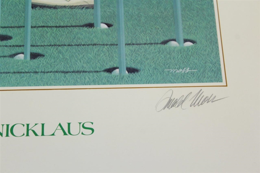 Jack Nicklaus Signed Donald Moss 'Jack Nicklaus' Print JSA ALOA