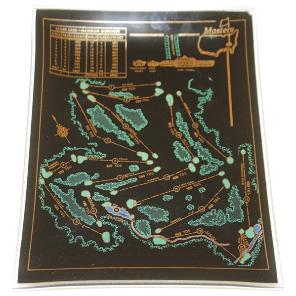 Classic Masters Tournament Scorecard/Aerial Map Candy Dish/Plate