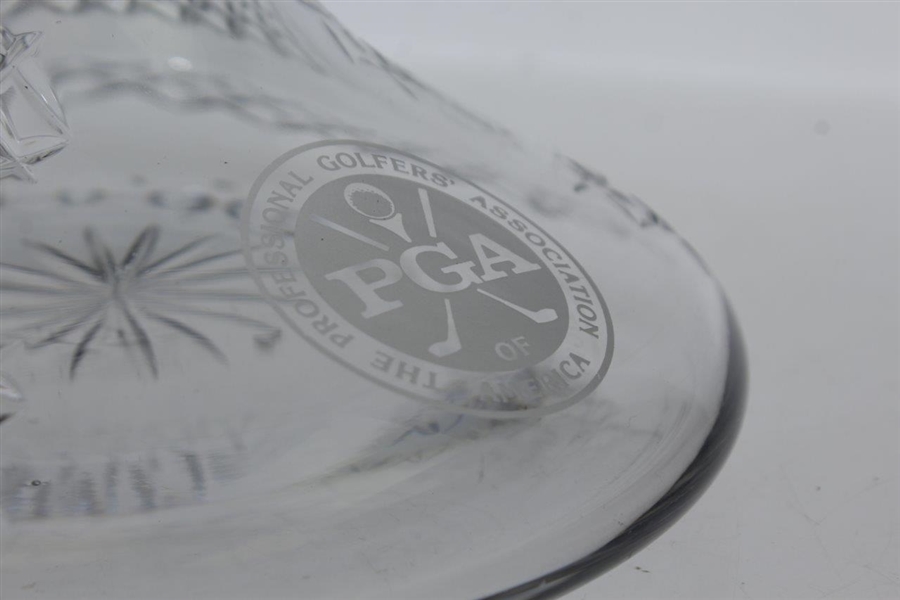 The Professional Golfer's Association of America Cut Glass Decanter with Stopper
