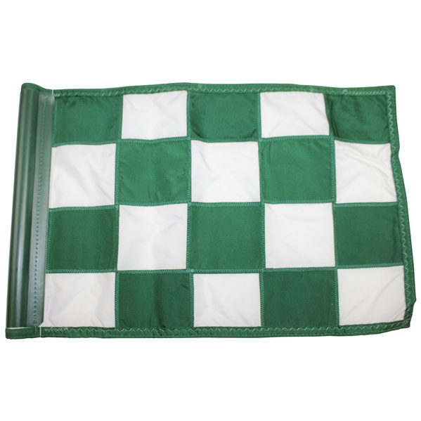 Cypress Point Green/White Checkered Course Used Flag