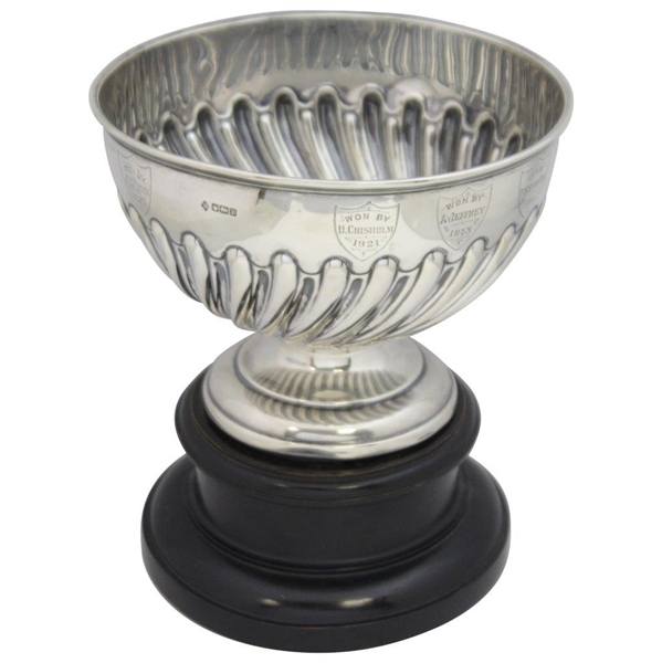 1937 Bristo Church Golf Club Edinburgh Trophy on Plinth