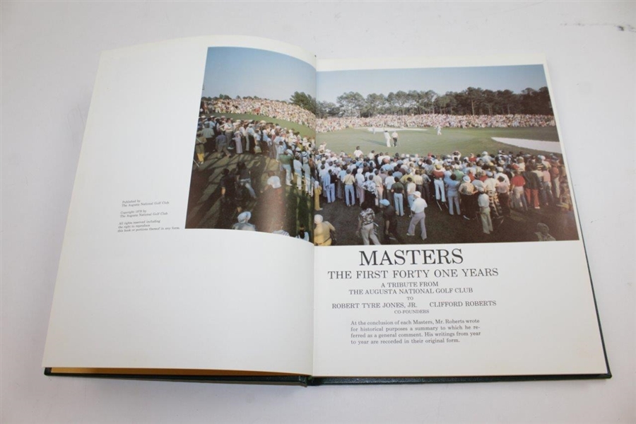 1978 'Masters: The First Forty One Years' Book 