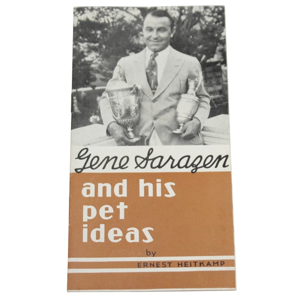 1932 'Gene Sarazen and His Pet Ideas' Booklet by Ernest Heitkamp