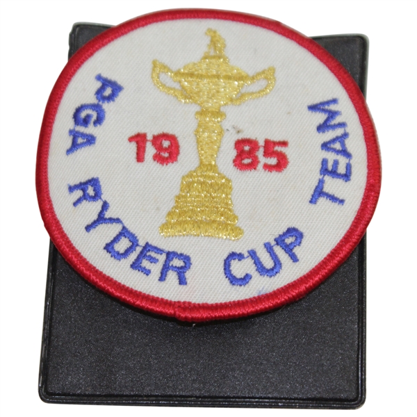 1985 PGA Ryder Cup Team Patch with Pocket Placard for Team Jacket