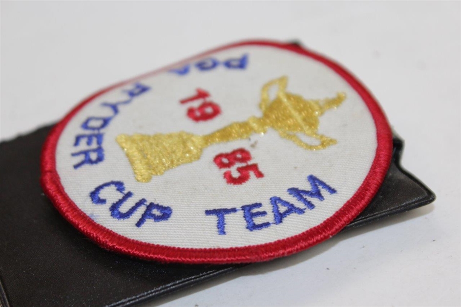 1985 PGA Ryder Cup Team Patch with Pocket Placard for Team Jacket