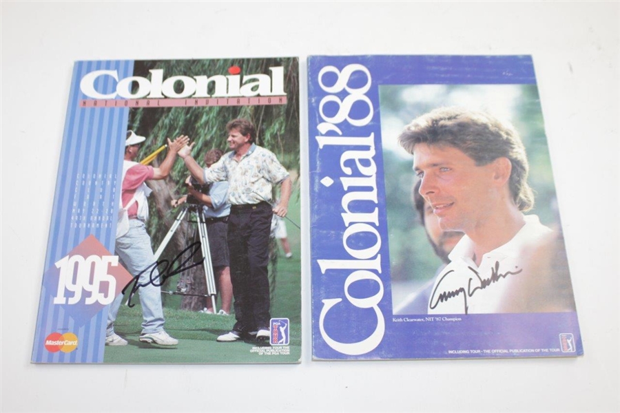 Four (4) Signed Colonial Inv. Publications with Two Unsigned JSA ALOA