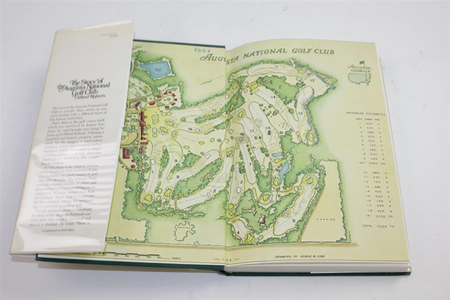 Clifford Roberts Signed Book Plate in 'The Story of the Augusta National Golf Club' JSA ALOA