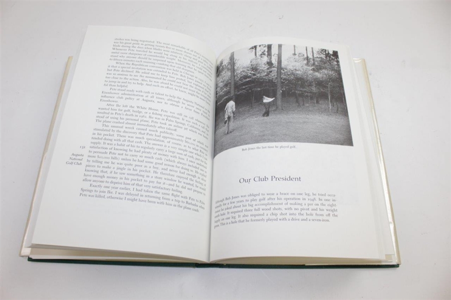 Clifford Roberts Signed Book Plate in 'The Story of the Augusta National Golf Club' JSA ALOA