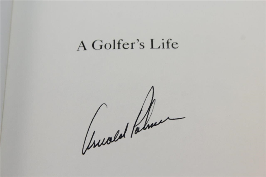 Arnold Palmer Signed Ltd Ed 'A Golfer's Life' Book with James Dodson #227/1000 JSA ALOA
