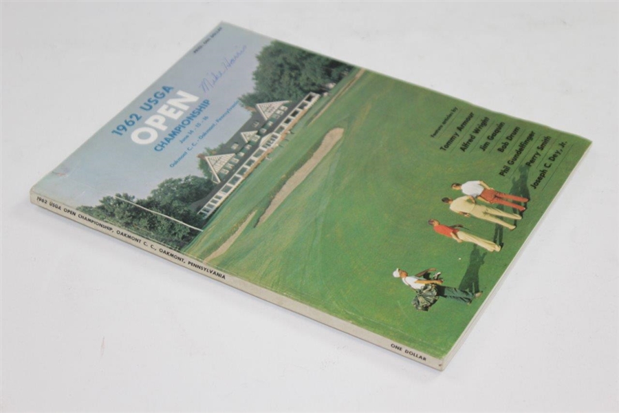 1962 US Open at Oakmont Country Club Official Program - Nicklaus First Major Win!