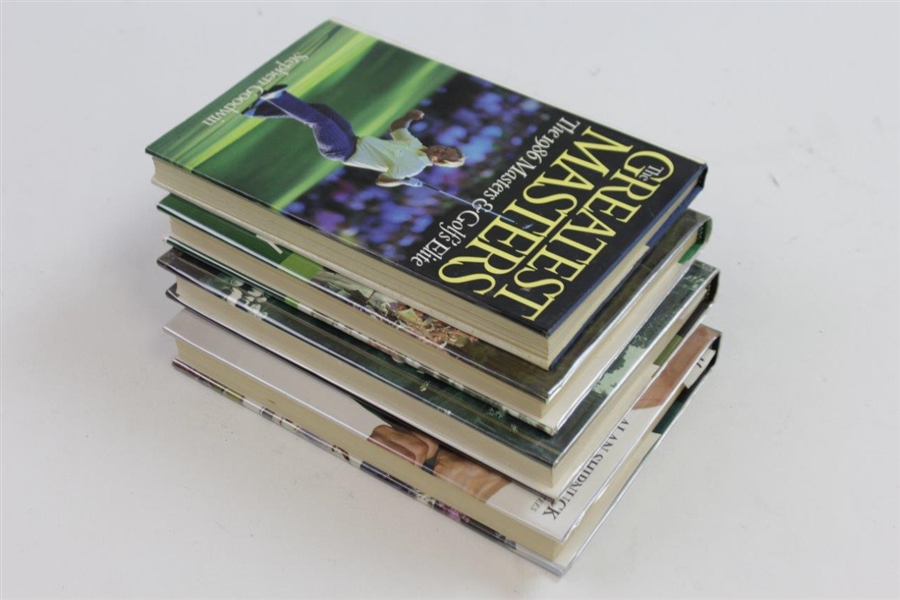 Four (4) Masters/Augusta National Books - Greatest Masters, Masters, One Magical Sunday, & Battle for Augusta National