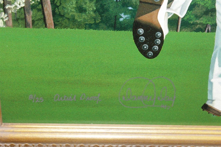 Jack Nicklaus Signed Danny Day Artists' Proof 8/25 Giclee on Canvas Painting-Deluxe Frame JSA ALOA