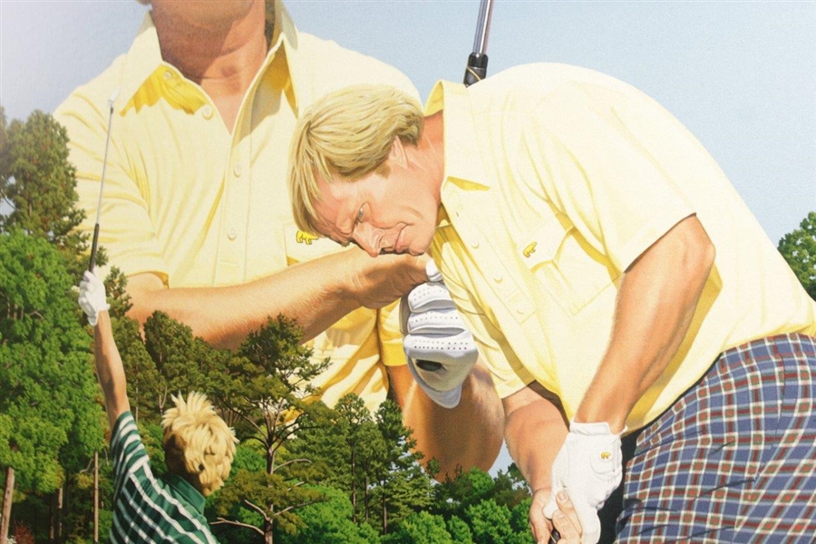 Jack Nicklaus Signed Danny Day Artists' Proof 8/25 Giclee on Canvas Painting-Deluxe Frame JSA ALOA
