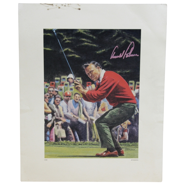 Arnold Palmer Signed 1987 Fitzpatrick Print - Wayne Beck Collection JSA ALOA
