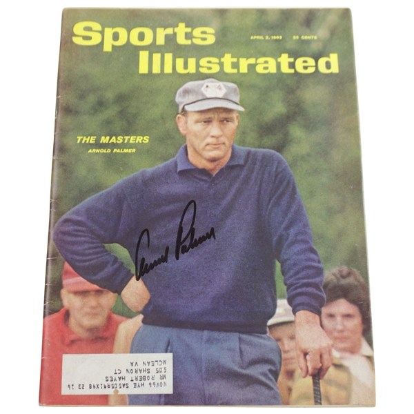 Arnold Palmer Signed 1962 Sports Illustrated Magazine - Wayne Beck Collection JSA ALOA