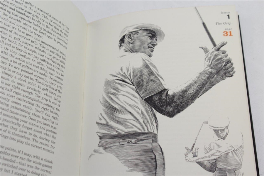1957 'Ben Hogan's Five Lessons' Deluxe 1st Edition Book in Slip Case