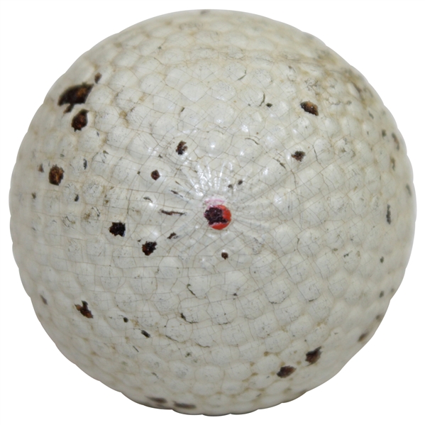 Vintage Spalding White Bramble Golf Ball - Patented April 11, 1899