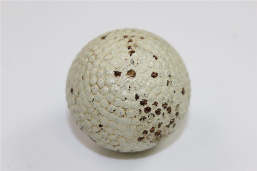 Vintage Spalding White Bramble Golf Ball - Patented April 11, 1899