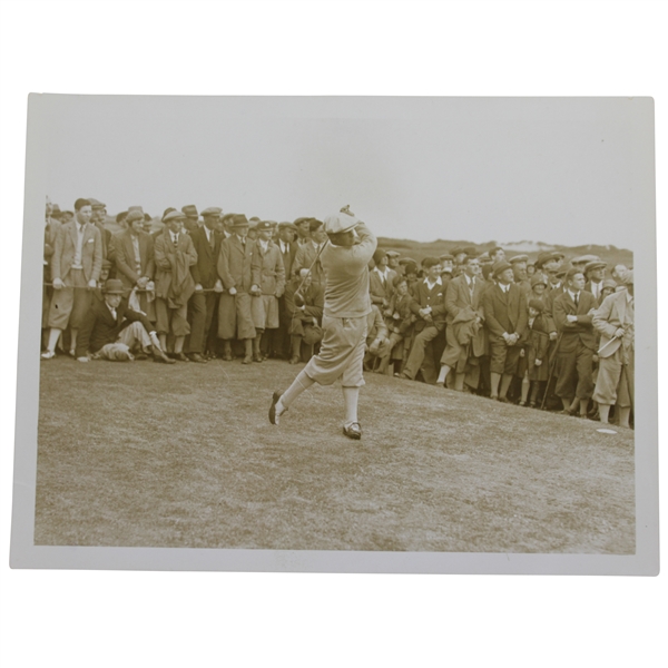 Bobby Jones 1930 British Amateur at St. Andrews Original Wire Photo