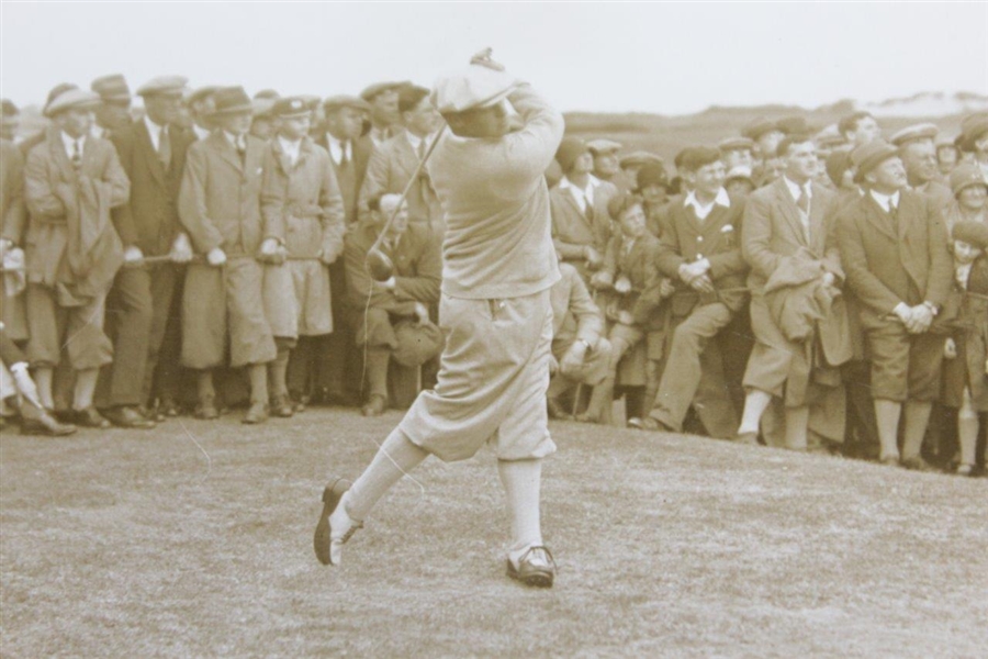 Bobby Jones 1930 British Amateur at St. Andrews Original Wire Photo
