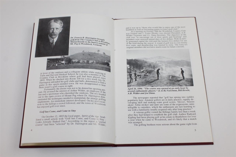 Authors Ltd Ed 'The Centennial History of The Woodstock Country Club' by Bob Labbance 68/100