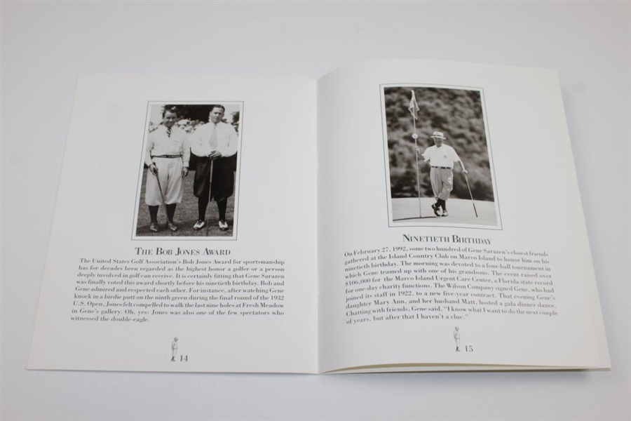 Gene Sarazen Signed 'Gene Sarazen: A Champion's Story' Book by Herbert Warren Wind JSA ALOA