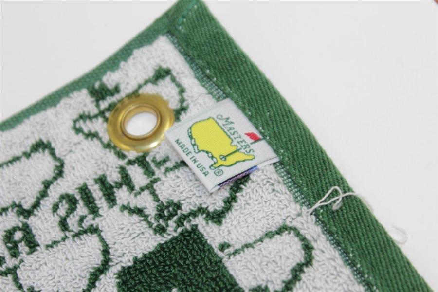 Masters Tournament Commemorative 1978 Series Badge Themed Green/White Towel