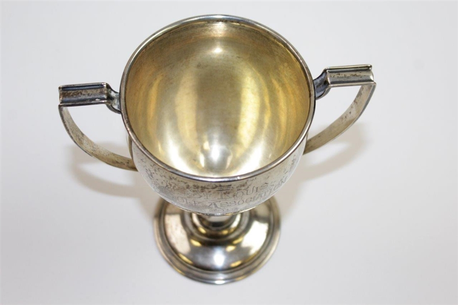 1912 St. Louis Golf Association Consolation Sterling Silver Runner-Up Trophy