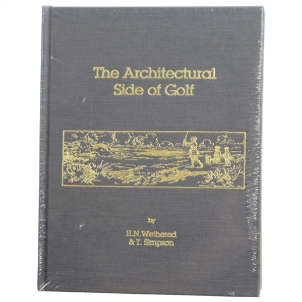 The Architectural Side of Golf Book - New Sealed in Publisher's Shrink Wrap